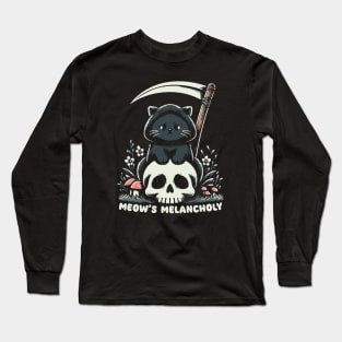 Meow's Melancholy Long Sleeve T-Shirt